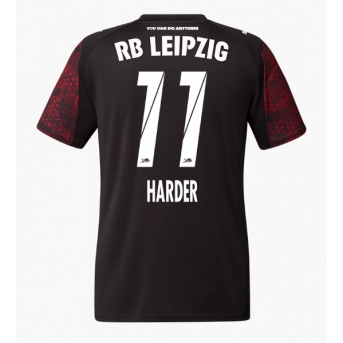 Billige Fotballdrakt RB Leipzig Conrad Harder #11 Replika Tredjedrakt 2025-26 Kortermet